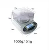 Balanza Electrónica de Alta Precisión de Laboratorio para Materiales Medicinales, Oro, Joyería y Alimentos, con Precisión de 0.1-0.01-0.001g