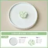 Portaincienso de Yeso Flor de Cerezo Hecho a Mano de Fábrica con Bandeja para Cenizas, Soporte de Incienso de Escritorio, Elegante Difusor de Incienso de Piedra