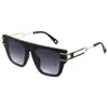 Gafas de Sol Metálicas de Doble Capa de Moda Europea y Americana Transfronterizas Clásicas Unisex Montura Cuadrada Tendencia Retro Gafas de Sol al por Mayor