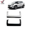 Adequado para Toyota 21 Yaris Crossr saída de ar do ar condicionado modificada moldura decorativa cromada