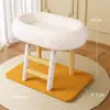 Placa de Arranhar e Cama para Gatos Combinadas, Placa de Arranhar para Gatos de Sisal Economizadora de Espaço, Arranhador e Brinquedo para Gatos de Todas as Estações, Durável e que Não Solta Fiapos