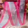 Cinta Coreana DIY Moño Accesorios para el Cabello Ropa Sombrero Caja de Regalo Paquete de Flores Accesorios Patrón Vertical Impreso Cinta de Hilo