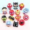 Acessórios de Resina DIY Homem-Aranha Homem de Ferro Material Perfurado Capinha de Celular Batman Cola Creme Fivela de Sapato Decoração de Sapato DIY