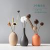 Pequenas Flores Secas Enfeites de Decoração para Casa Vaso de Cerâmica Morandi Sala de Estar Gabinete de TV Arranjo de Flores Castiçal Estilo Escandinavo