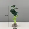 Decoración de Plato de Sashimi, Guarnición de Plato Frío para Catering de Hotel, Decoraciones de Flores y Hierbas de Plástico para Platos, Adornos Pequeños, Flor de Ciruelo de Invierno