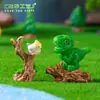 Transfronteiriço Novo Produto Micro-Paisagem Criativa Realista Dinossauro Tronco de Árvore Jardinagem Paisagismo DIY Acessórios Decorativos Mini Pequenos Enfeites