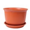 Maceta de cerámica de imitación, maceta de plástico de resina espesada, maceta creativa de color verde carnoso para balcón, fabricantes al por mayor