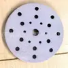 Almohadilla protectora de esponja suave para interfaz de lijadora neumática en seco, 6 pulgadas, 21 agujeros
