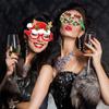 Nuevos accesorios divertidos para fotos de fiesta de Navidad, gafas, decoración navideña, árbol de Navidad, muñeco de nieve, gafas de papel