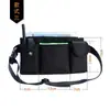 Riñonera Impermeable para Camarero de KTV Bolsa de Herramientas Hombres Mujeres Riñonera Negra Bolsa para Walkie-Talkie Tableta Teléfono LOGO