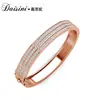 2025 Nuevo Pulsera Geométrica de Lujo Accesible Pulsera de Circonita Pulsera Estilo Ins Diseño Personalizado Pulsera de Moda