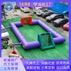 Campo de fútbol inflable completo con perímetro inflable
