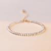 Pulsera de Piedra Lunar Gris Natural Pulsera de Lavanda Joyería de Cristal para la Muñeca Regalo Minimalista