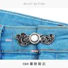 Botones de Cintura para Pantalones Jeans Cintura Grande Pequeño Cambio Falda Pantalón Ajuste Botones Fijos Invisibles Sin Costuras
