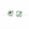 Brincos de Liga de Titânio F136 Trevo de Quatro Folhas Zircônia 5A Super Brilhantes Trevo da Sorte Studs para Orelha Studs para Lábio Body Piercing Joias