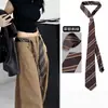 Cinto de Gravata Listrado Retrô Feminino Corrente de Cintura Outono e Inverno Acessórios de Cintura Nicho Cordão de Cintura Acessórios para Cinto de Calça