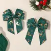 Diadema de Canalé con Estampado Navideño y Pinza de Pelo con Lazo Set de 2 Pinzas Laterales para Fiesta de Festival Infantil Disfraz 3708