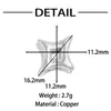 Venta Caliente Transfronteriza Nuevo Colgante de Burbuja Brillante Letra P del Alfabeto Inglés Cobre Chapado en Oro Collar Simple Popular Accesorios para la Mano