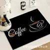 Tapete para máquina de café transfronteiriço tapete de cozinha para escorrer tapete para secar louça secagem rápida tapete de mesa absorvente de lama de diatomáceas temu