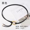 Nova fivela de liga pu corrente fina para cintura feminina corda de couro trançada combinando com casaco moda corda de cintura feminina fábrica