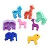 Cortador de resorte de animales, frutas y verduras para niños, creativo, bricolaje, jardín de infantes, hecho a mano, material plástico, molde de plastilina