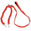 Cuerda de tracción doble personalizada a prueba de explosiones elástica para paseo de perros mascota uno-dos reflectante perro mediano y grande cuerda