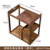 Gabinete móvil de bambú para té estilo chino, taquilla de almacenamiento, mueble auxiliar, mesa de té para agua hirviendo, mesa auxiliar, mesa de té, estante de almacenamiento para sala de estar