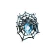 Broche de aleación de araña, broche de cristal creativo de nicho de alta gama, broche decorativo a juego para ropa de adultos, venta al por mayor