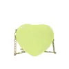 Nova Bolsa de Corrente Mini Bolsa de Gelatina Estrela em PVC Bolsa de Mão Coração Item Quente Tendência Bolsa de Ombro Único Transversal Feminina