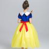 Nuevo vestido de Blancanieves para niños 2022, vestido de actuación de Halloween para niñas, vestido de manga corta, una generación de pelo