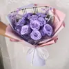 Flor de Sabão Rosa Dia das Mães Dia dos Namorados Dia dos Professores Presente de Aniversário Flor Eterna Buquê Pronto Presente Atacado