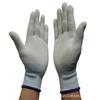Guantes Finos de Calibre 13, Tamaño Grande, Engrosados para Recoger Té, Guantes de Trabajo Grises Resistentes al Desgaste, Guantes de Nailon Nano