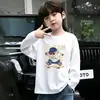 Camiseta Cartoon Masculina Primavera/Outono 2026 Menininho Bebê Crianças Algodão Puro Manga Longa Camiseta Camada Base Moda