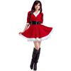 Reunión Anual Baile Disfraz de Papá Noel Disfraz Sexy Femenino de Navidad Disfraz de Cosplay para Escenario Disfraz de Navidad