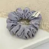 Goma de pelo de punto a rayas simple estilo coreano, Lazo para coleta artístico vintage, Lazo elegante versátil para moño para mujer