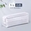 Estojo Transparente, Papelaria Simples, Bolsa de Armazenamento de Malha Portátil, Grande Capacidade para Estudantes, Lápis Específicos para Provas Estilo Coreano