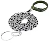 Nueva cadena de perro de acero inoxidable perro grande perro mediano perro pequeño cadena de hierro collar correa para perro cuerda de tracción para el hogar anti-mordidas
