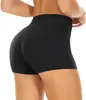 Leggings de cintura alta para mujer, estilo europeo y americano, levantacola, ropa deportiva para fitness, shorts ajustados para correr y ciclismo, pantalones de yoga finos