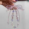 Cadena para Teléfono de Tul con Lentejuelas de Alta Apariencia para Mujer, Accesorio Versátil de Moda, Adorno Exquisito Ultra-Hada de Lujo Ligero