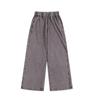 Pantalones de chándal vintage lavados transfronterizos 2026 Pantalones con logo de marca de moda Pierna recta retro Pantalones casuales unisex Alta elasticidad