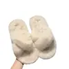 Pantuflas de Algodón, Pantuflas de Felpa con Suela Gruesa, Estilo Invierno para Mujer, Pantuflas Gruesas de Tira Cruzada para el Hogar, Pantuflas de Felpa de Algodón de Alta Gama para Hombre, Pantuflas de Felpa para Uso en Exteriores