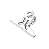 Clips de acero inoxidable de alta resistencia, clips para carpetas, clips de oficina con forma de montaña, clips de cabeza plana, clips para documentos, pinzas para la ropa, clips de tamaño grande, clips de hierro