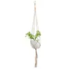Bolsa de Red para Maceta de Cuerda de Cáñamo, Cesta Colgante Tejida Creativa para Plantas para Paisajismo de Jardín, Vegetación de Balcón