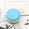 Porta-moedas de Lata Colorido Macaron Mais Vendido, Mini Bolsa Redonda com Zíper Infantil, Caixa de Armazenamento para Moedas e Cabos de Fone de Ouvido