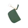 Cartera pequeña ultrafina mini de piel de vaca de primera capa para mujer, cuero genuino, sencilla, llavero, monedero, cuero suave, monedero con cremallera