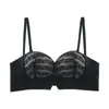 Lencería nueva para mujer: sujetador push-up de media copa para bustos pequeños para realzar la apariencia, sujetador strapless antideslizante con hermoso diseño en la espalda, soporte lateral para el busto, anti-caída, sujetador strapless