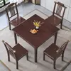 Mesa Cuadrada de Madera Maciza Cuadrada Habitación de Alquiler para el Hogar Mesa de Café Apartamento Pequeño Mesa Cuadrada para Comedor Mesa para Mesa de Mahjong y Ajedrez de Ocio