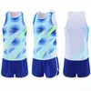 Conjunto de Ropa de Atletismo para Hombres y Mujeres, Ropa de Entrenamiento Fitness, Chalecos, Ropa Infantil, Carreras de Distancia Corta, Maratón, Ropa Deportiva para Examen Físico y Competición