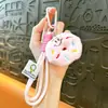 Llavero Creativo de Peluche de Comida, Colgante Pequeño para Mochilas de Niñas, Llavero de Coche para Parejas, Pequeño Regalo al por Mayor