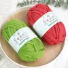 Atacado de Tiras de Tecido de Cor Pura e Bolas de Lã Grossa para Pantufas de Crochê, Kits de Materiais DIY para Tricô Manual, Receitas